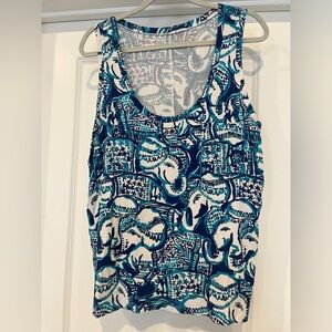 Lilly Pulitzer Elephant Tank Top